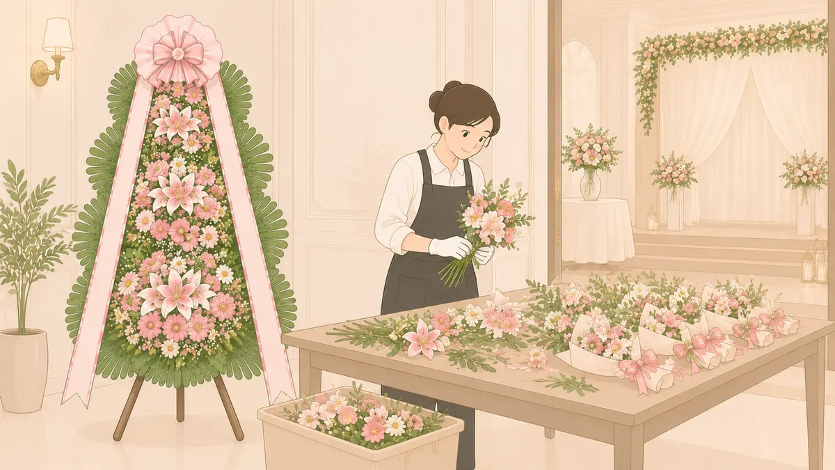 개업화분 받은 후 관리 안내 일러스트