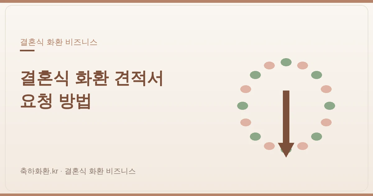 결혼식 화환 견적서 요청 방법 — 사전 승인이 필요한 회사·단체를 위한 가이드